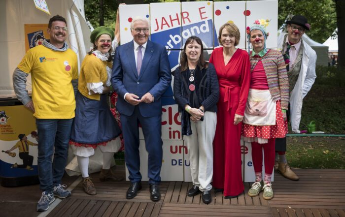 Clowns beim Bürgerfest